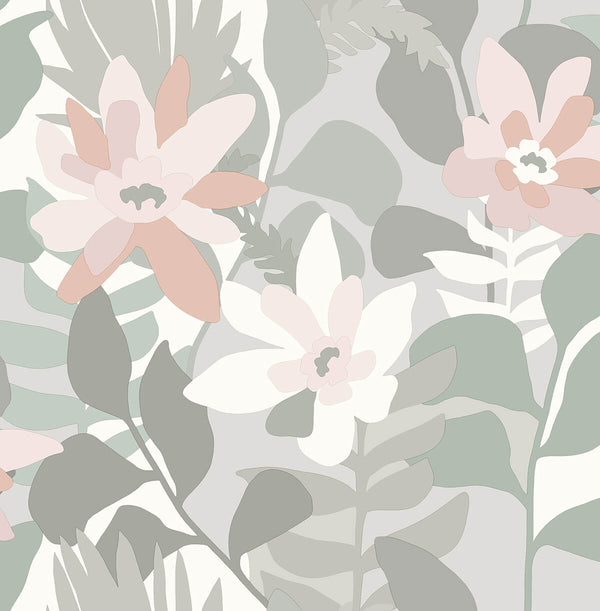 Koko - Grey Residential Wallcovering | Jeffrey Stevens