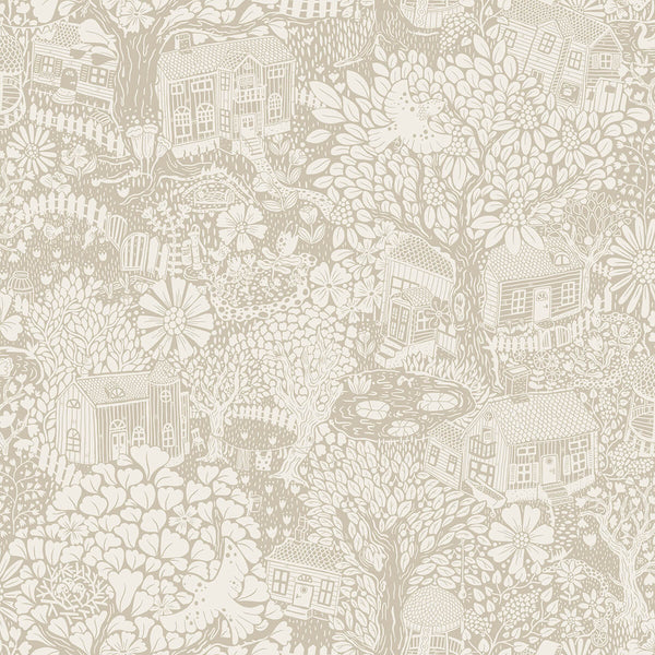Bygga Bo, Light Grey Wallcoverings | Malibu Wallcovering