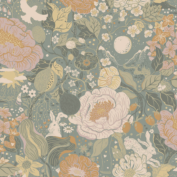 Växa, Slate Wallcoverings | Malibu Wallcovering