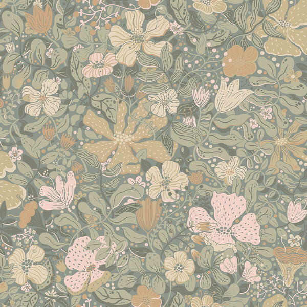Midsommar, Grey Wallcoverings | Malibu Wallcovering