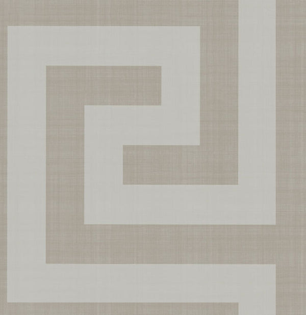 Vogue - Metallic Silver and Taupe Wallcovering | Malibu Wallcovering