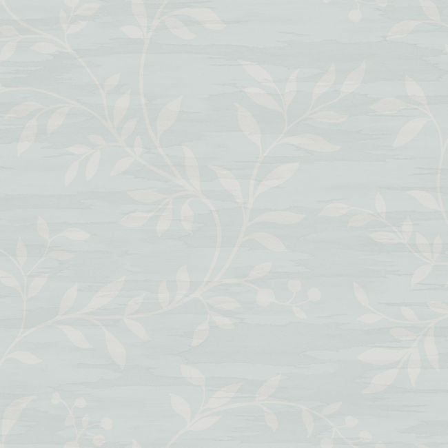 Couture - Mist and White Wallcovering | Malibu Wallpaper