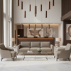 Nassau - Mineral Upholstered Sofa | Architectural Fabrics