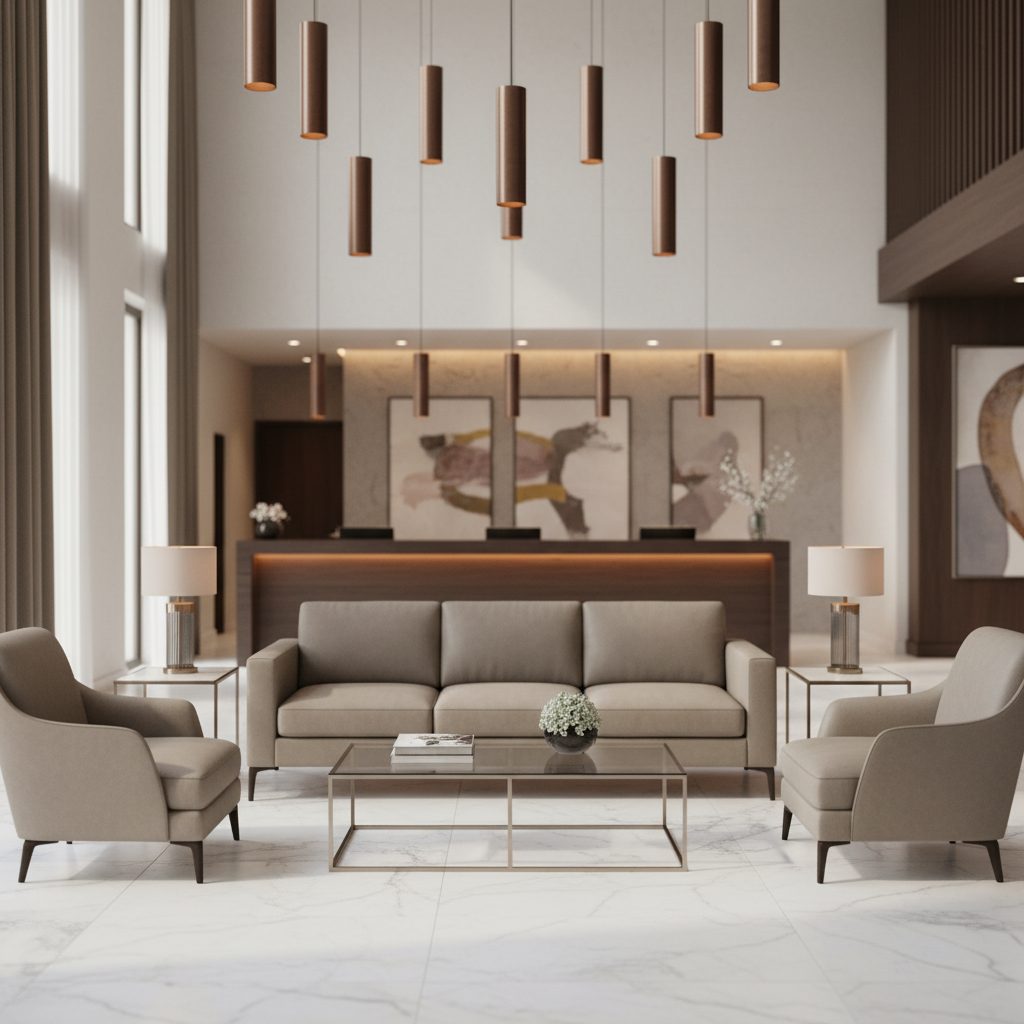 Nassau - Mineral Upholstered Sofa | Architectural Fabrics