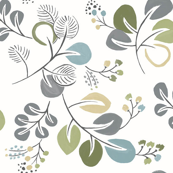 Jonah, Green Wallcoverings | Malibu Wallcovering
