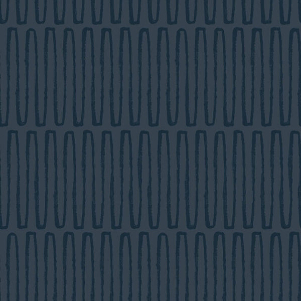 Lars, Navy Wallcoverings | Malibu Wallcovering
