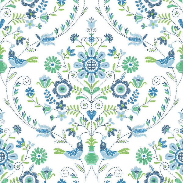 Britt, Sapphire Wallcoverings | Malibu Wallcovering