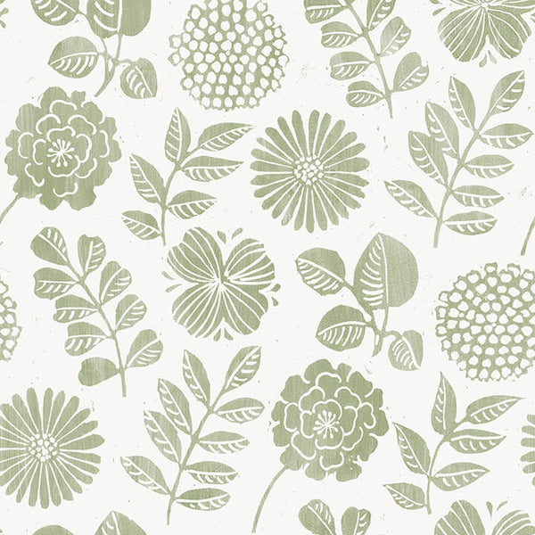 Inge, Moss Wallcoverings | Malibu Wallcovering