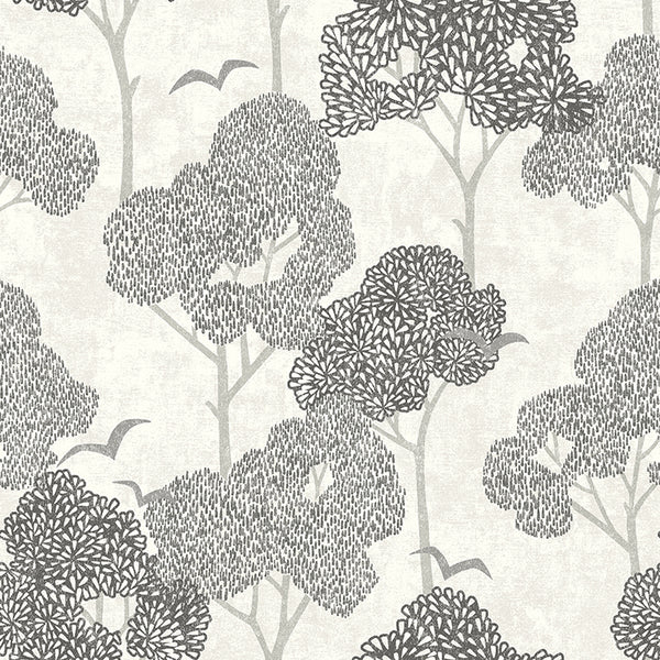 Lykke, Black Wallcoverings | Malibu Wallcovering