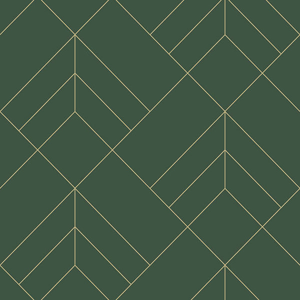 Sander, Forest Green Wallcoverings | Malibu Wallcovering