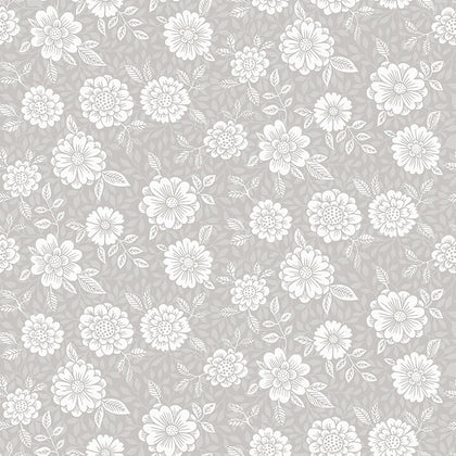 Lizette - Grey Residential Wallcovering | Jeffrey Stevens
