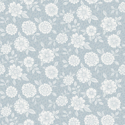 Lizette - Light Blue Residential Wallcovering | Jeffrey Stevens