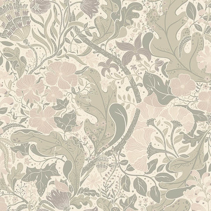 Elise - Light Grey Residential Wallcovering | Jeffrey Stevens