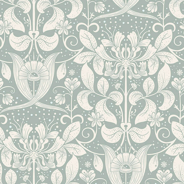 Berit - Blue Residential Wallcovering | Jeffrey Stevens
