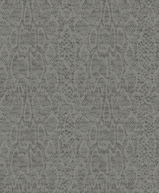 Aura Skin - Silver and Charcoal Wallcovering | Malibu Wallpaper