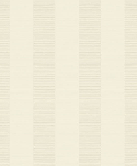 Aura Stripe - Cream and Ivory Wallcovering | Malibu Wallpaper