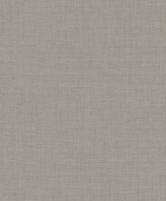 Elegant Burlap - Silver and Greige Wallcovering | Malibu Wallpaper