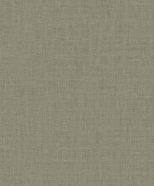 Elegant Burlap - Taupe and Silver Wallcovering | Malibu Wallcovering