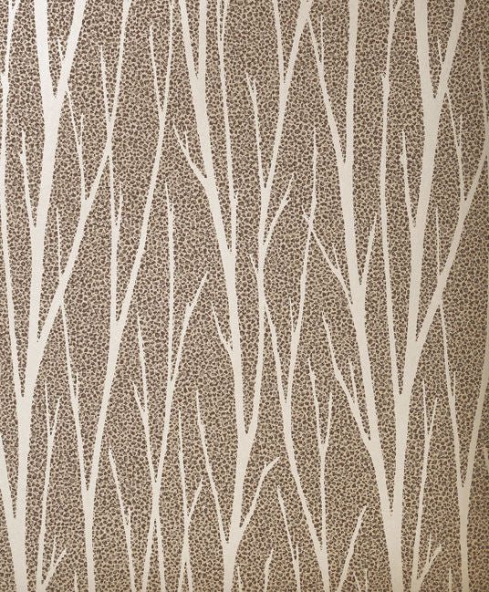 Essential Birch - Metallic Champagne & Copper Glitter Wallcovering | Malibu Wallpaper
