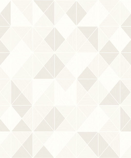 Metallic Geo Wallcovering | Malibu Wallpaper