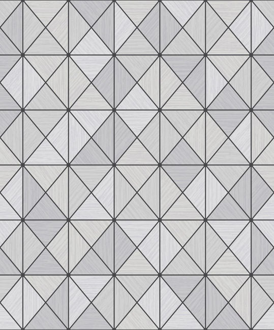 Metallic Geo Wallcovering | Malibu Wallpaper