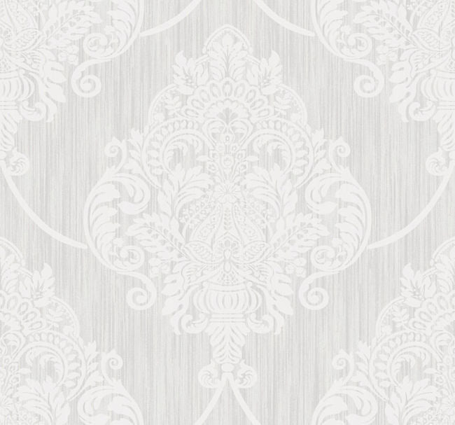Raised Damask Wallcovering | Malibu Wallpaper