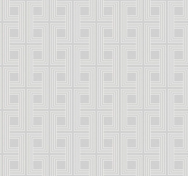 Interlocking Squares Wallcovering | Malibu Wallpaper