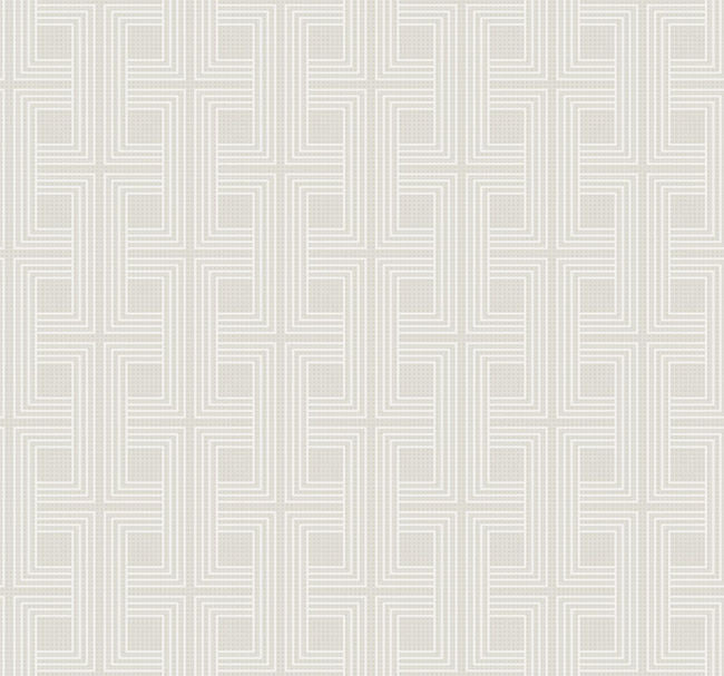 Interlocking Squares Wallcovering | Malibu Wallpaper
