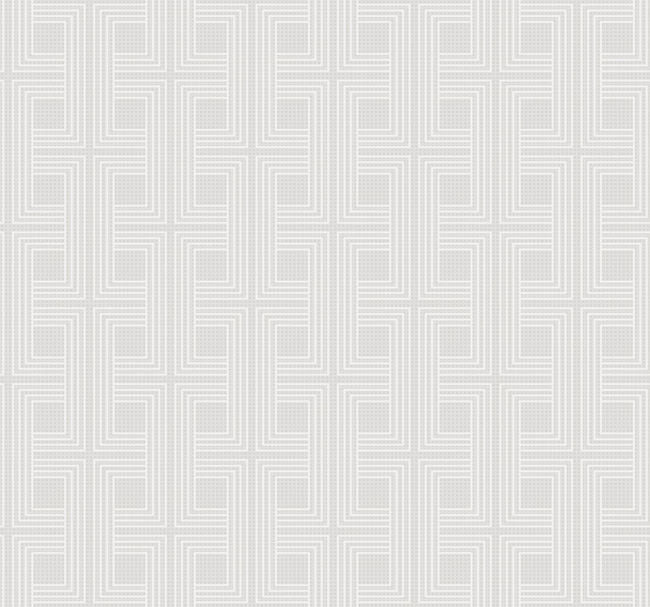 Interlocking Squares Wallcovering | Malibu Wallpaper