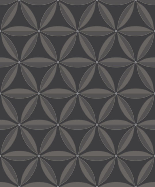 Floral Shape Wallcovering | Malibu Wallpaper