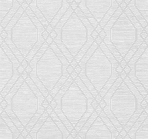 Malibu Lattice - Driftwood Mist | Malibu Wallcovering