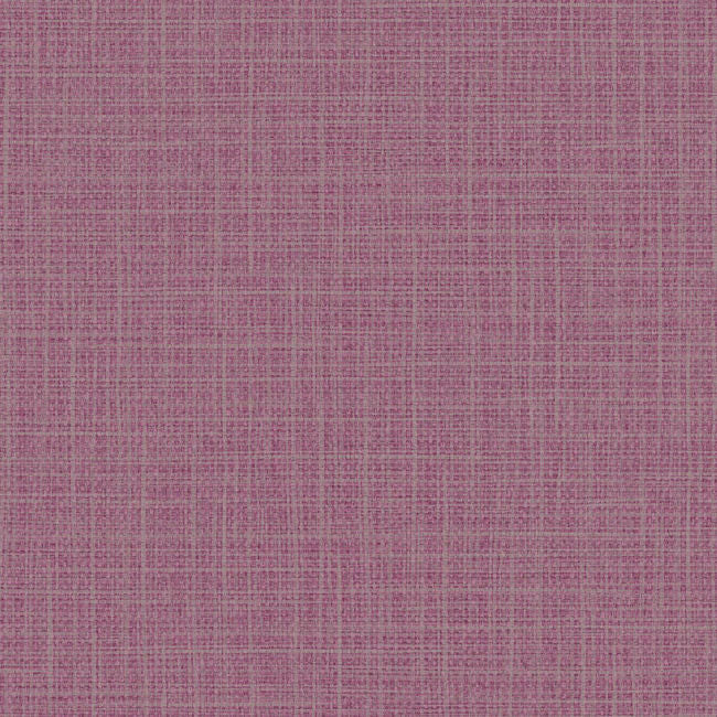 Woven Raffia - Boysenberry Wallcovering | Malibu Wallpaper
