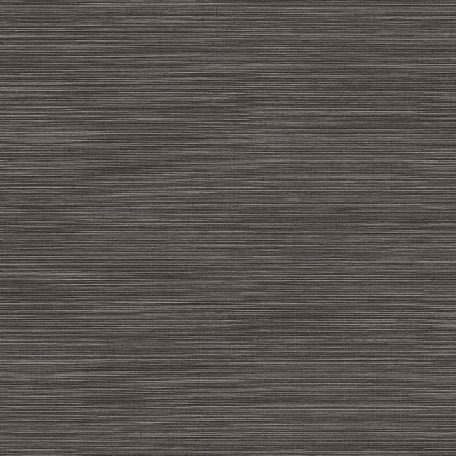 Coastal Hemp - Black Pepper Wallcovering | Malibu Wallpaper