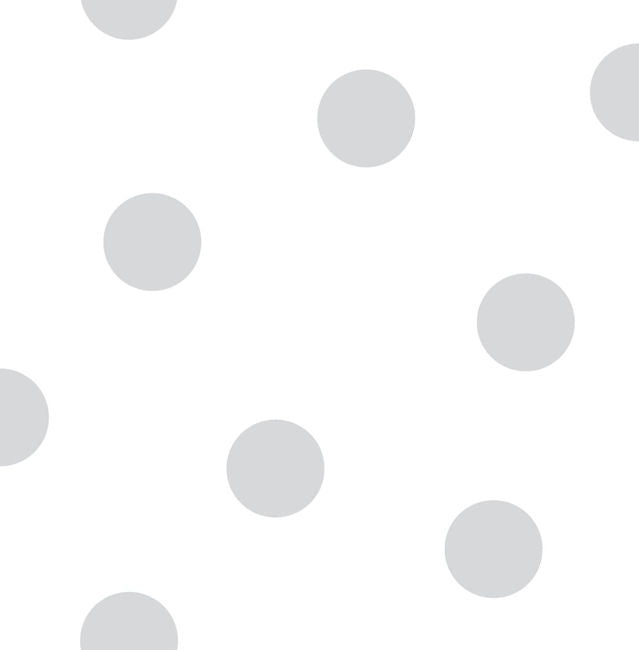 Dots - Soft Gray Wallcovering | Malibu Wallpaper