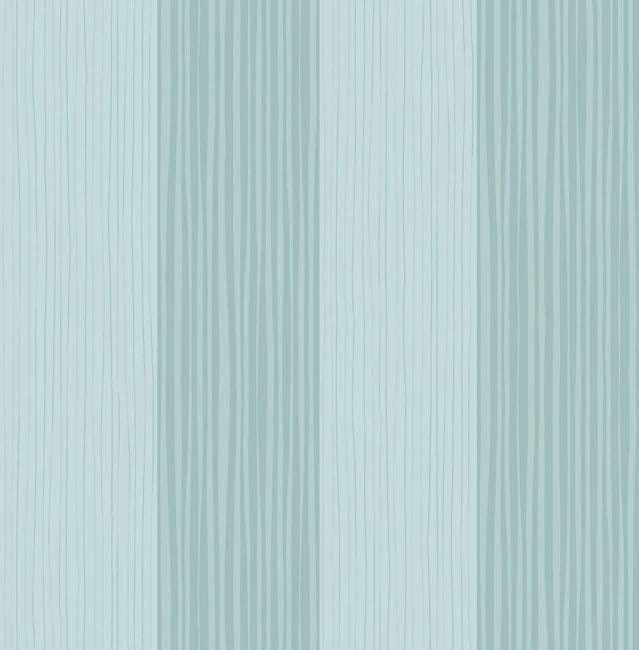 Dreamer Stripes - Teal Wallcovering | Malibu Wallpaper