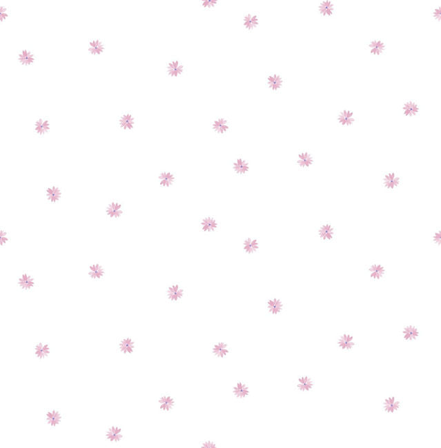 Little Daisy - Bubblegum Wallcovering | Malibu Wallpaper