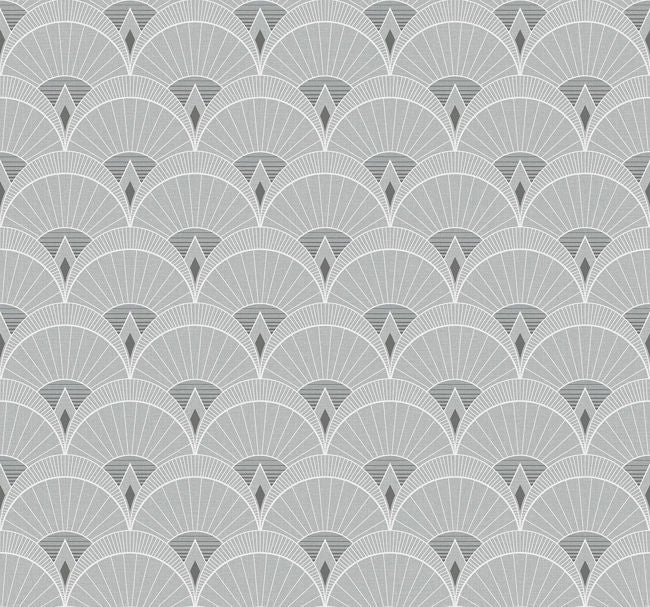 Chrysler Arches - Silver Arches Wallcovering | Malibu Wallpaper