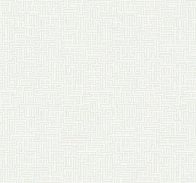 Rockefellar Maze - Mother of Pearl Wallcovering | Malibu Wallpaper
