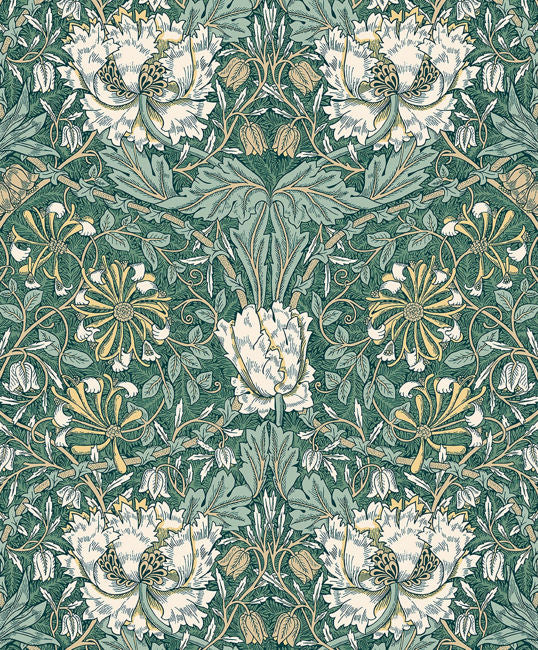 Ogee Flora - Everglades & Buttercup Wallcovering | Malibu Wallpaper