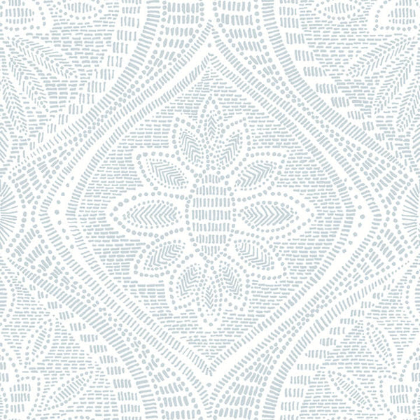 Scout, Light Blue Wallcoverings | Malibu Wallcovering
