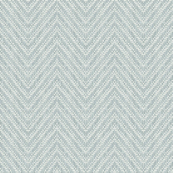 Glynn, Sky Blue Wallcoverings | Malibu Wallcovering