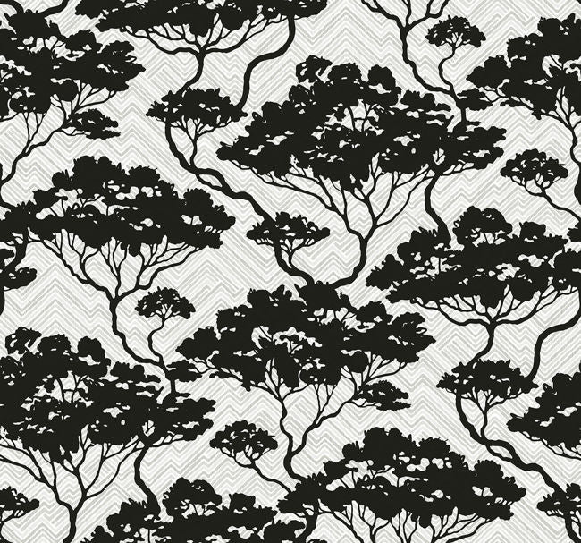 Nara - Sumi Forest Wallcovering | Malibu Wallpaper
