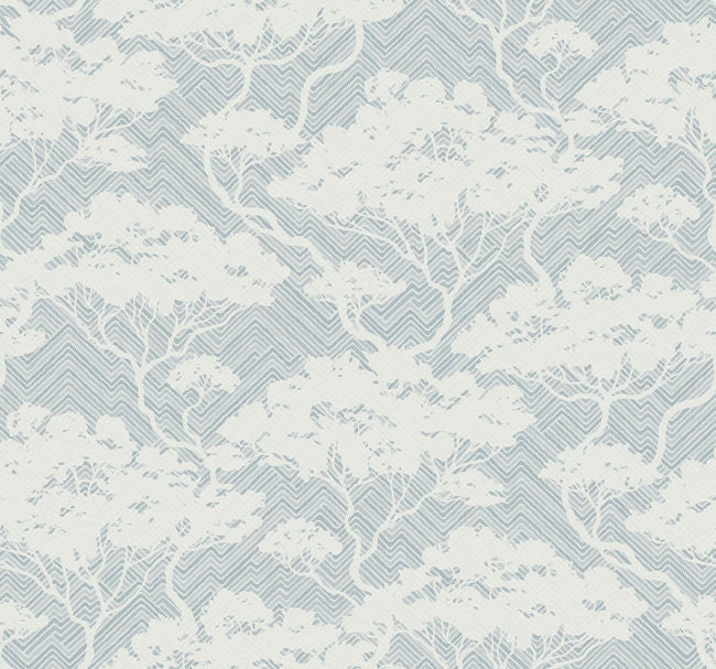Nara - Mountain Mist Wallcovering | Malibu Wallpaper