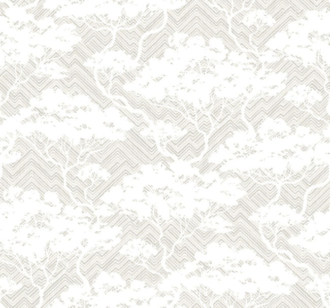 Nara - Morning Fog Wallcovering | Malibu Wallpaper