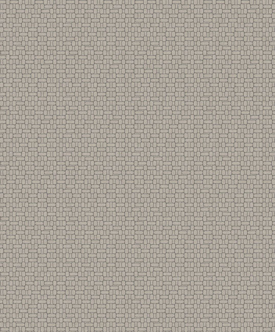 Capsule Geometric - Nobel Grey Wallcovering | Malibu Wallpaper