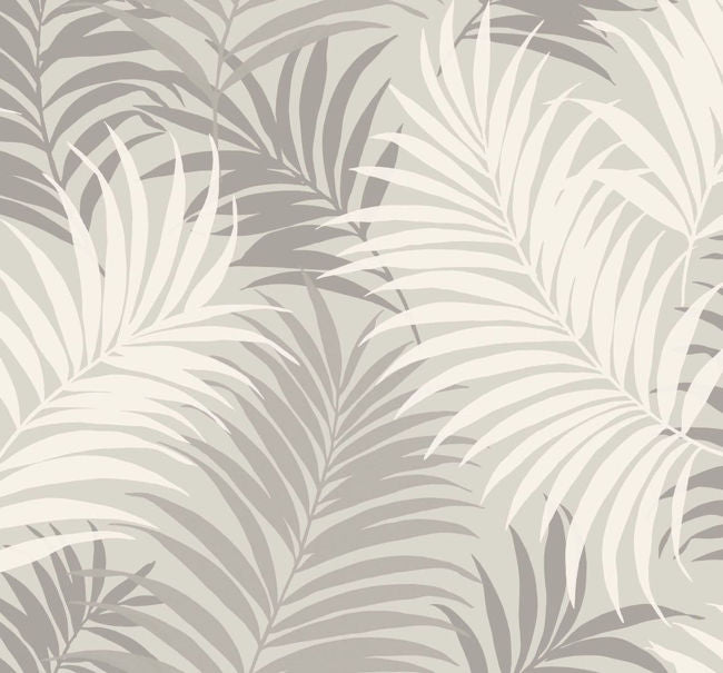 Via Palma - Cove Gray and Winter Fog Wallcovering | Malibu Wallpaper
