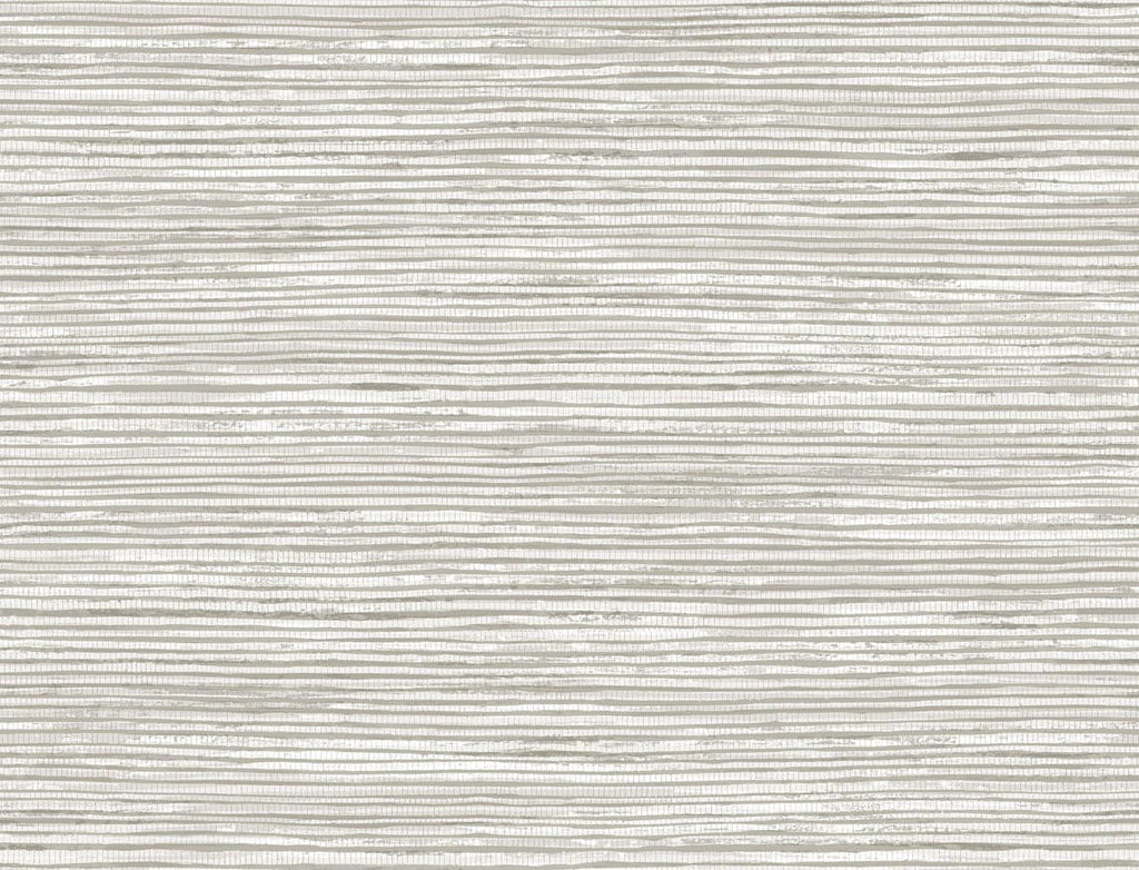 Osprey Faux Grasscloth - Cove Gray and Silver Wallcovering | Malibu Wallpaper