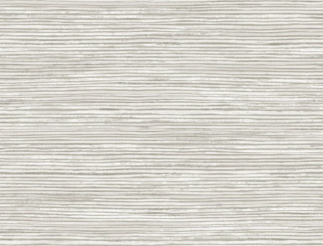 Osprey Faux Grasscloth - Cove Gray and Silver Wallcovering | Malibu Wallpaper