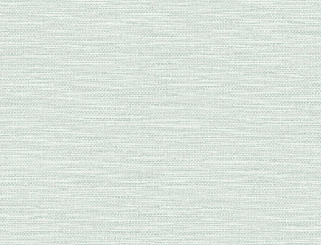 Faux Linen Weave - Sea Glass Wallcovering | Malibu Wallpaper