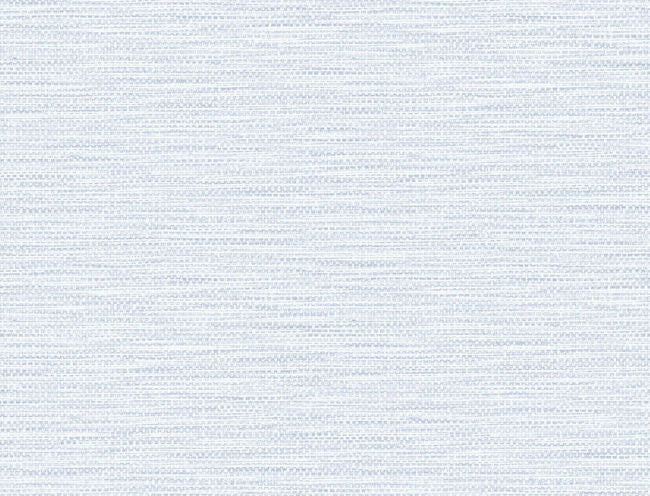 Faux Linen Weave - Blue Frost Wallcovering | Malibu Wallpaper